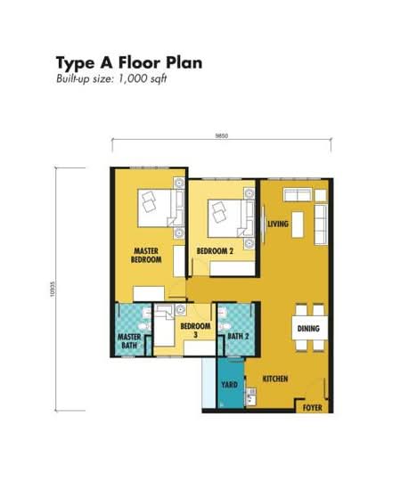 PPA1M Mercu Jalil - Floor Plan - iProperty.com.my