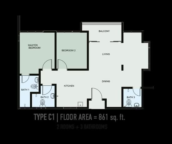 Uniwalk - Floor Plan - iProperty.com.my