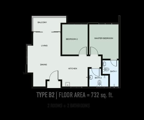 Uniwalk - Floor Plan - iProperty.com.my
