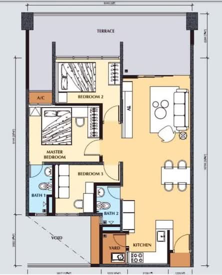 Tropika Puncak Alam - Floor Plan - iProperty.com.my