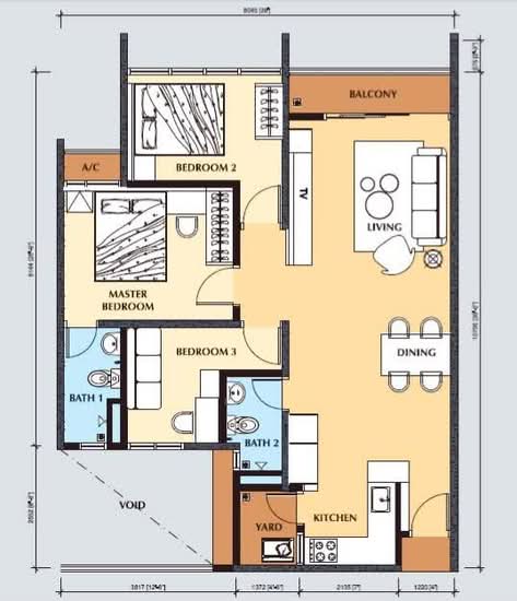 Tropika Puncak Alam - Floor Plan - iProperty.com.my