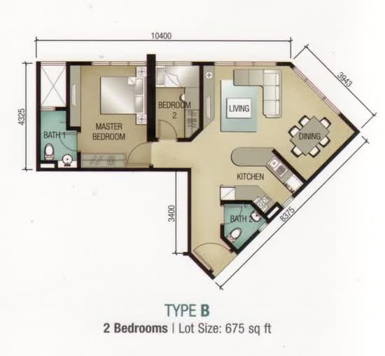 The Tropics Designer Suites - Floor Plan - iProperty.com.my
