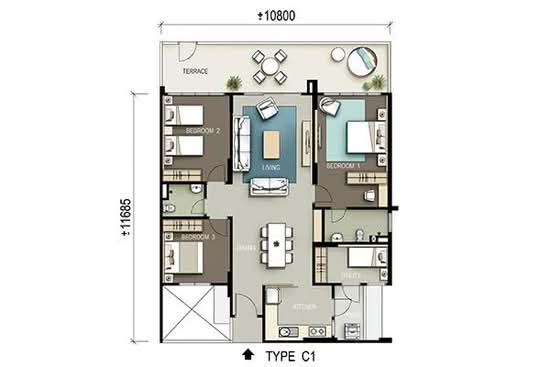 Palm Garden - Floor Plan - iProperty.com.my