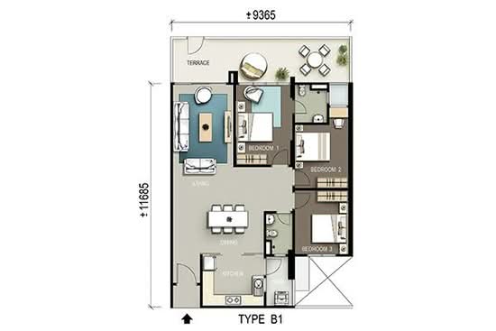 Palm Garden - Floor Plan - iProperty.com.my