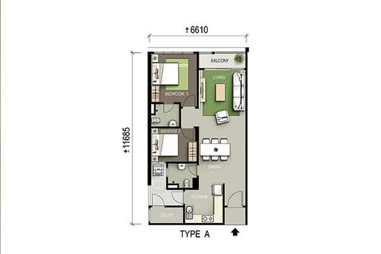 Palm Garden - Floor Plan - iProperty.com.my