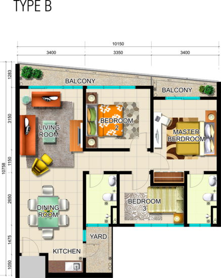 One 49 Residence - Floor Plan - iProperty.com.my