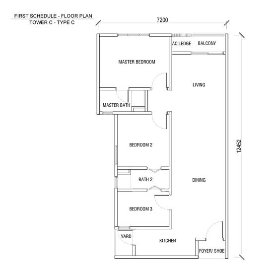 KSL Residence 2 @ Kangkar Tebrau - Floor Plan - iProperty.com.my