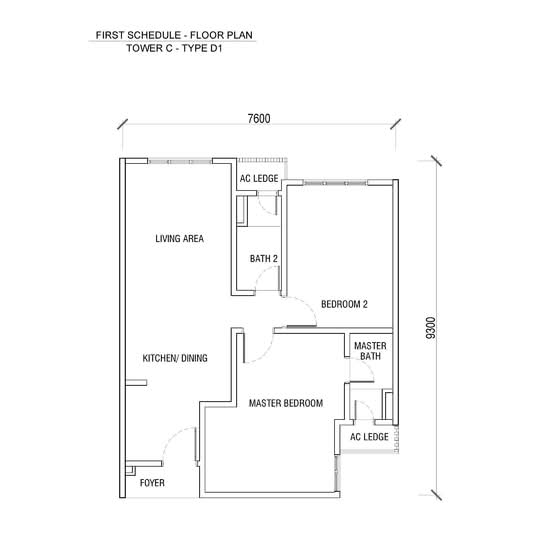 KSL Residence 2 @ Kangkar Tebrau - Floor Plan - iProperty.com.my