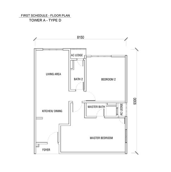 KSL Residence 2 @ Kangkar Tebrau - Floor Plan - iProperty.com.my