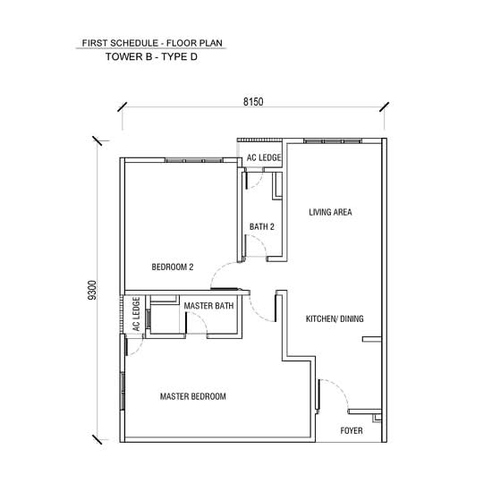 KSL Residence 2 @ Kangkar Tebrau - Floor Plan - iProperty.com.my