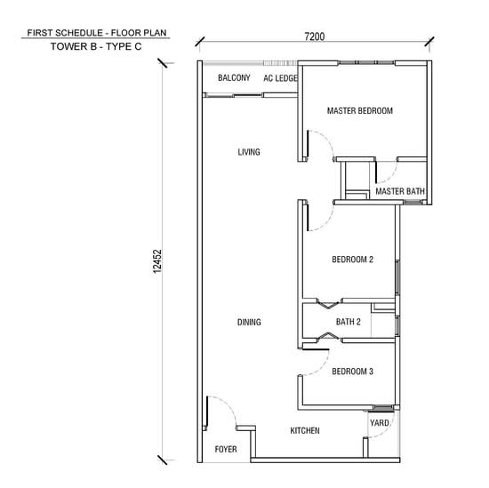 KSL Residence 2 @ Kangkar Tebrau - Floor Plan - iProperty.com.my