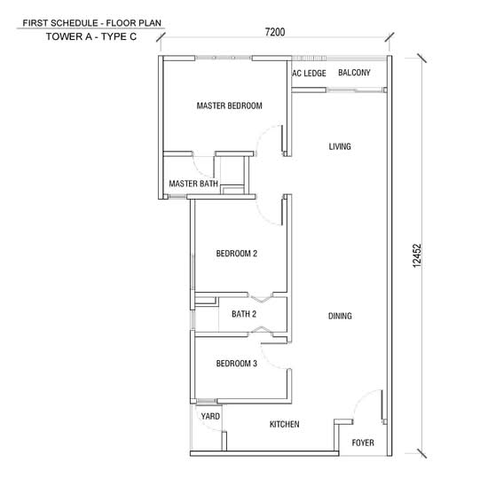 KSL Residence 2 @ Kangkar Tebrau - Floor Plan - iProperty.com.my