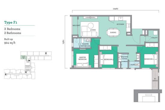 Edelweiss Shoppes @ Tropicana Gardens - Floor Plan - iProperty.com.my
