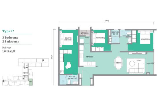 Edelweiss Shoppes @ Tropicana Gardens - Floor Plan - iProperty.com.my