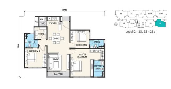 Alstonia Garden Heights - Floor Plan - iProperty.com.my