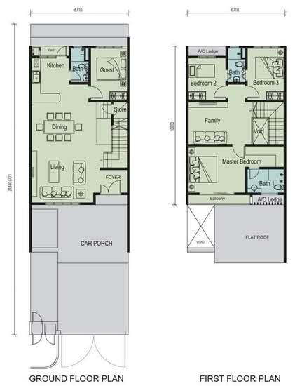 Laurel @ Laman View - Floor Plan - iProperty.com.my