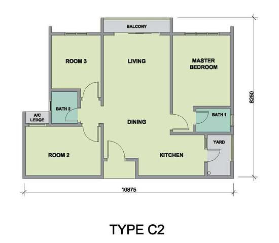 Pr1ma One @ Laman View - Floor Plan - iProperty.com.my