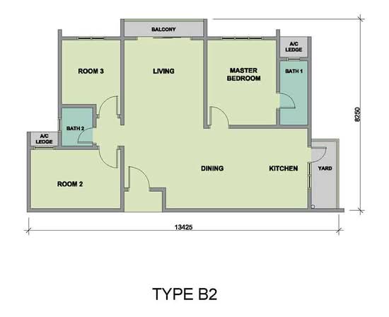 Pr1ma One @ Laman View - Floor Plan - iProperty.com.my