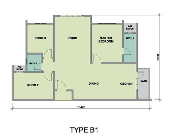 Pr1ma One @ Laman View - Floor Plan - iProperty.com.my