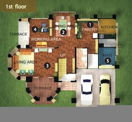 De Ville Srinakarin : เดอ วิลล์ ศรีนครินทร์ - Floor Plan