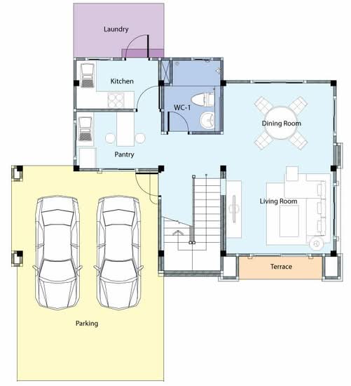 Lanceo Ramkhamheng-Krungthep Kreetha - Floor Plan