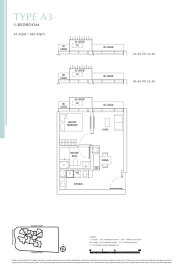 One Bernam - Floor Plan