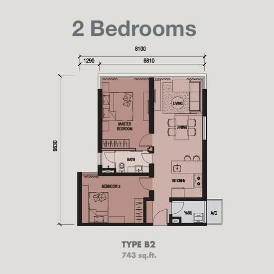 Icon Residenz 1 @ Icon City - Floor Plan - iProperty.com.my