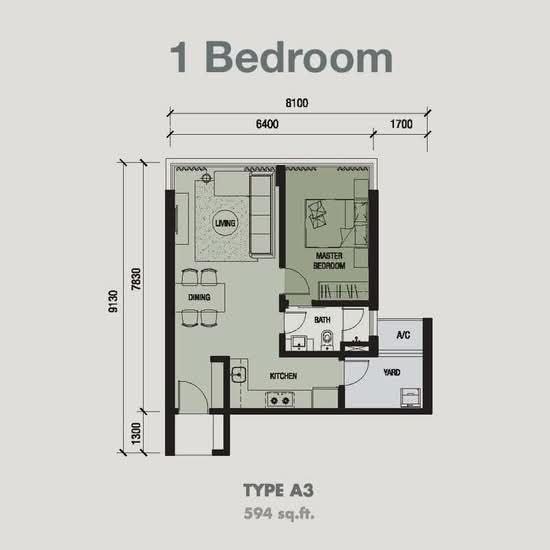 Icon Residenz 1 @ Icon City - Floor Plan - iProperty.com.my