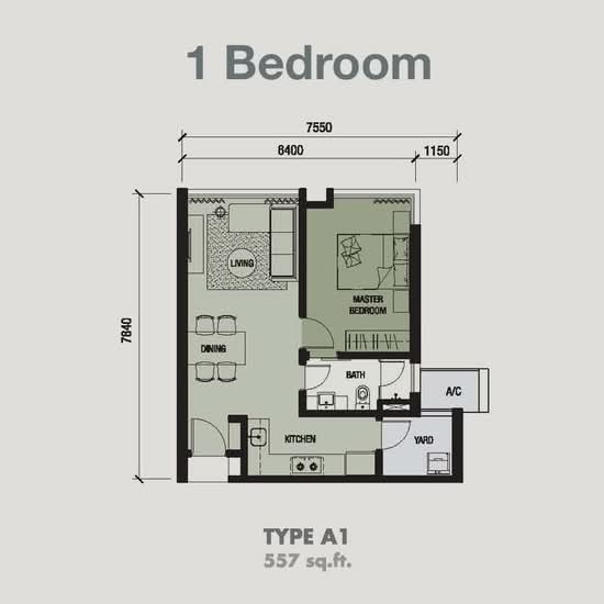 Icon Residenz 1 @ Icon City - Floor Plan - iProperty.com.my