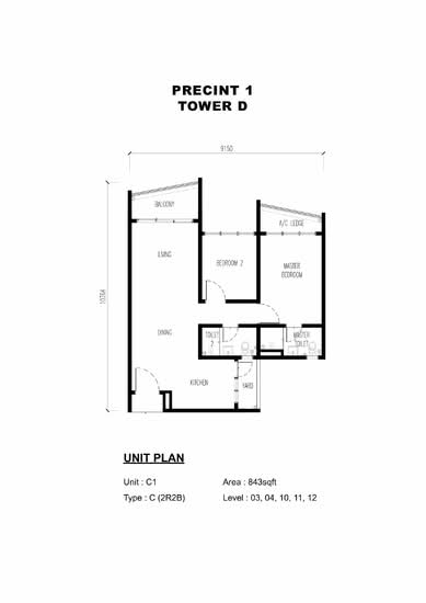Ion Forte Green City - Floor Plan - iProperty.com.my