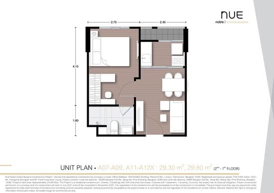 NUE Noble Centre Bangna - Floor Plan