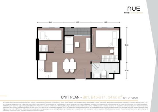 NUE Noble Centre Bangna - Floor Plan