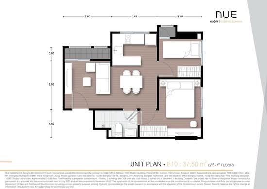 NUE Noble Centre Bangna - Floor Plan