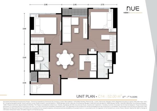 NUE Noble Centre Bangna - Floor Plan