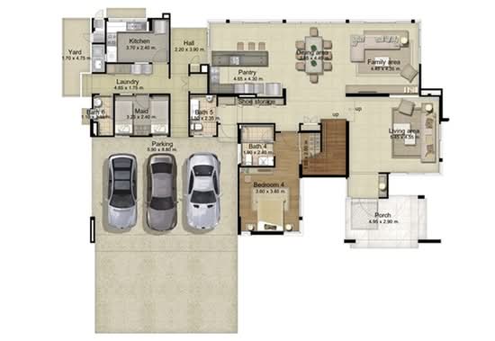 Ladawan Ratchapruek-Pinklao : บ้านลดาวัลย์ ราชพฤกษ์-ปิ่นเกล้า - Floor Plan