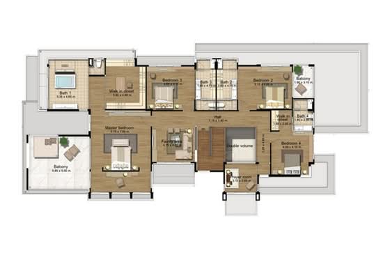 Ladawan Ratchapruek-Pinklao : บ้านลดาวัลย์ ราชพฤกษ์-ปิ่นเกล้า - Floor Plan