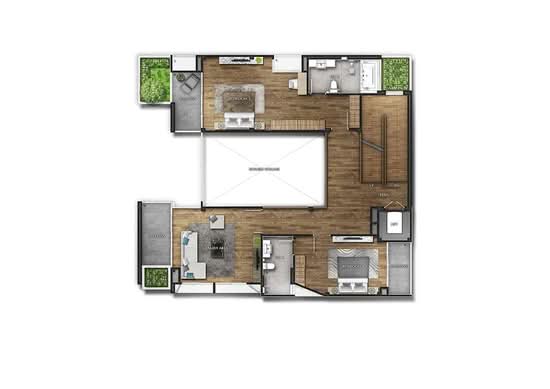 The Gentry Pattanakarn - Floor Plan