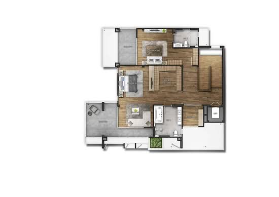 The Gentry Pattanakarn - Floor Plan