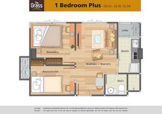 The Grass Pattaya - Floor Plan
