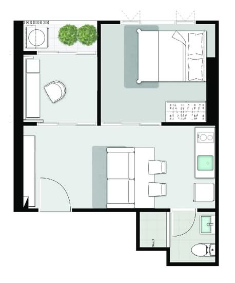 Knightsbridge Kaset-Society - Floor Plan