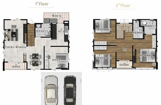 I Leaf Prime Rama 2 km.14 : ไอลีฟ ไพร์ม พระราม 2 กม.14 - Floor Plan