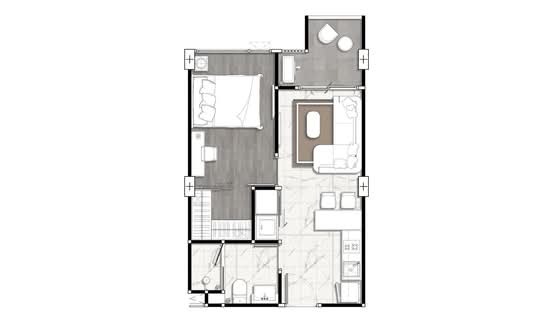 DEFINE by Mayfair Sukhumvit 50 - Floor Plan