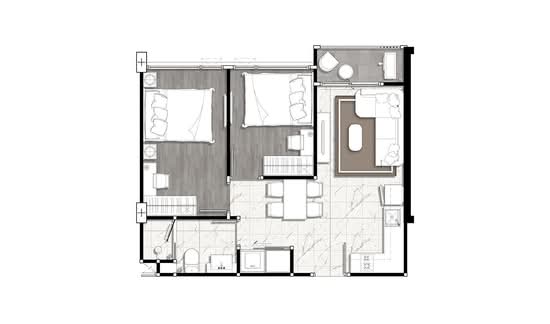 DEFINE by Mayfair Sukhumvit 50 - Floor Plan