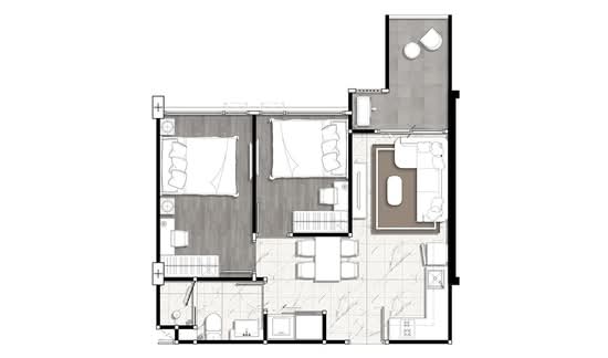 DEFINE by Mayfair Sukhumvit 50 - Floor Plan