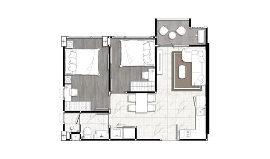 DEFINE by Mayfair Sukhumvit 50 - Floor Plan