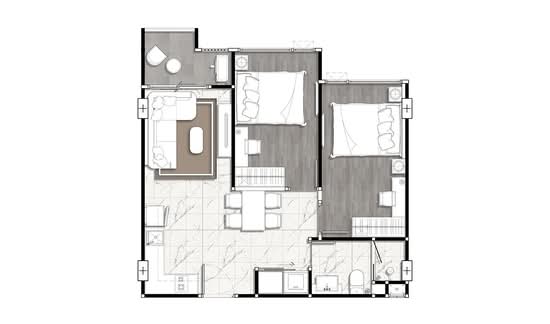DEFINE by Mayfair Sukhumvit 50 - Floor Plan