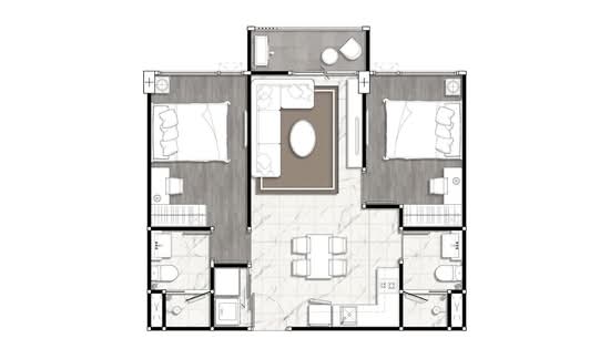 DEFINE by Mayfair Sukhumvit 50 - Floor Plan