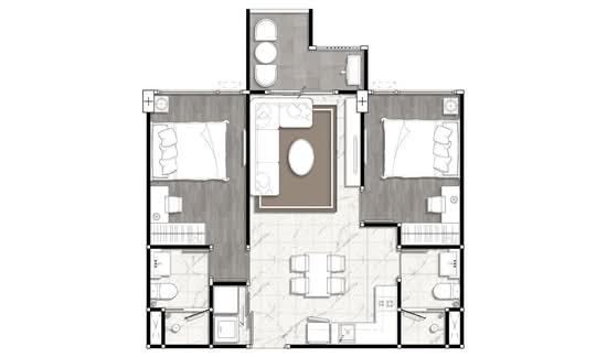 DEFINE by Mayfair Sukhumvit 50 - Floor Plan