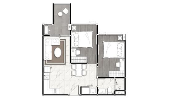 DEFINE by Mayfair Sukhumvit 50 - Floor Plan