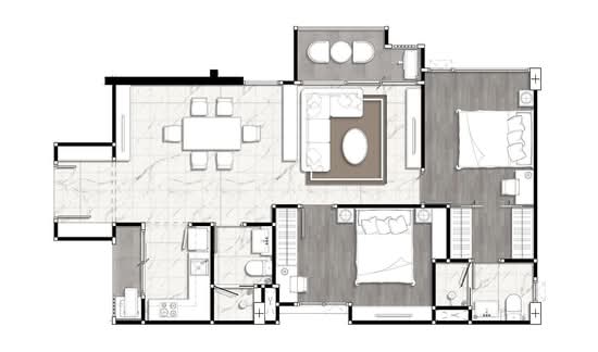 DEFINE by Mayfair Sukhumvit 50 - Floor Plan